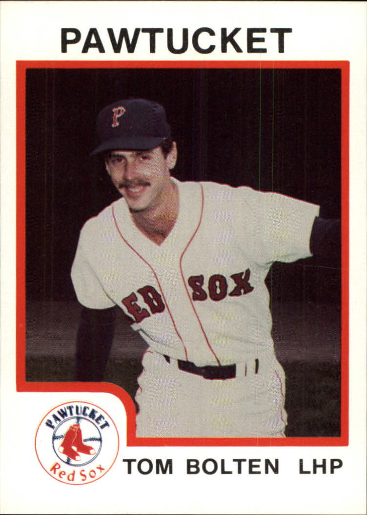 1987 Pawtucket Red Sox ProCards #62 Tom Bolton/Sic, Bolten