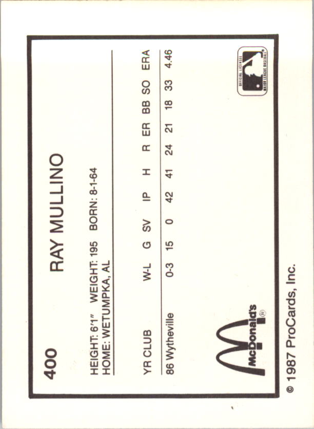 B6089- 1987 ProCards Minor League Baseball Cards5 -You Pick- 15+ FREE US SHIP - Picture 221 of 337