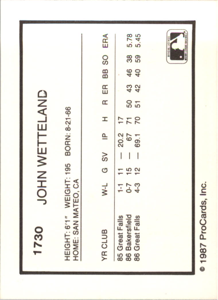B6089- 1987 ProCards Minor League Baseball Cards5 -You Pick- 15+ FREE US SHIP - Picture 279 of 337