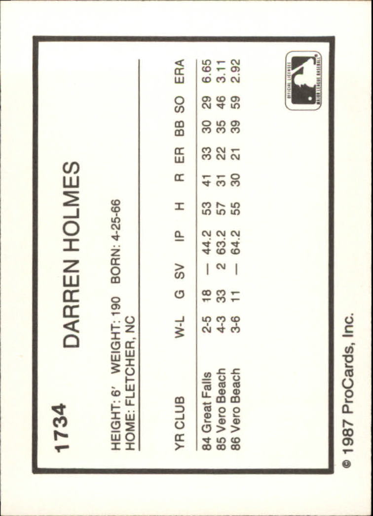 B6089- 1987 ProCards Minor League Baseball Cards5 -You Pick- 15+ FREE US SHIP - Picture 287 of 337