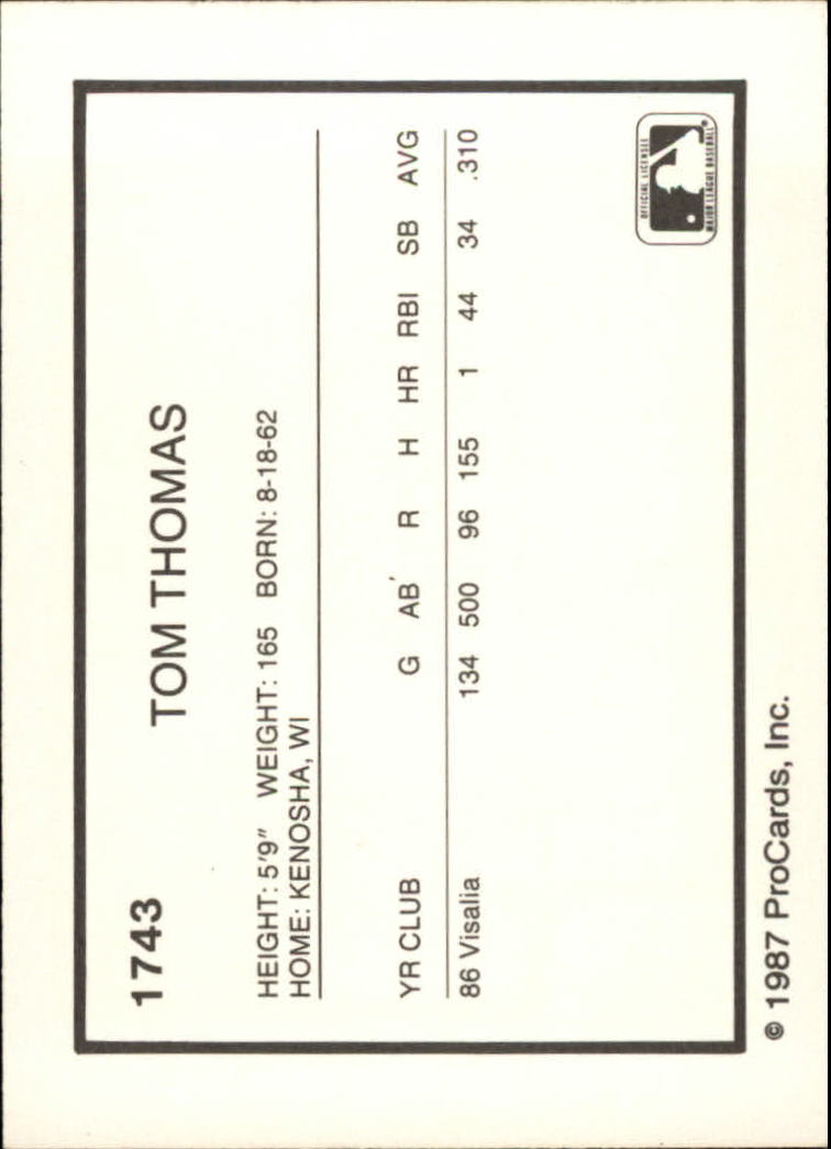 B6089- 1987 ProCards Minor League Baseball Cards5 -You Pick- 15+ FREE US SHIP - Picture 305 of 337