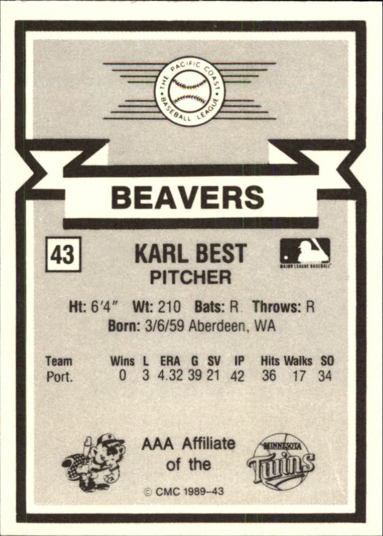 B2978- 1988 CMC Baseball Minor League Asstd Cards3 -You Pick- 15+ FREE US SHIP - Picture 205 of 259