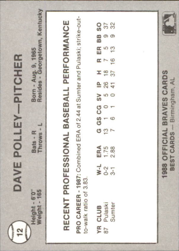 B3098- 1988 Best Minor League Baseball Asstd Cards -You Pick- 15+ FREE US SHIP - Picture 127 of 214