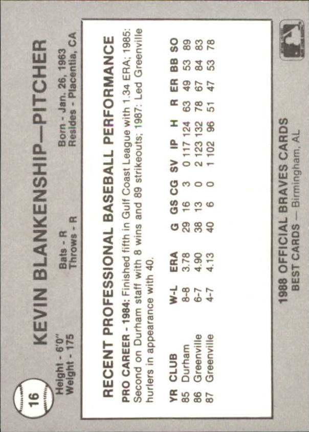 B3098- 1988 Best Minor League Baseball Asstd Cards -You Pick- 15+ FREE US SHIP - Picture 135 of 214