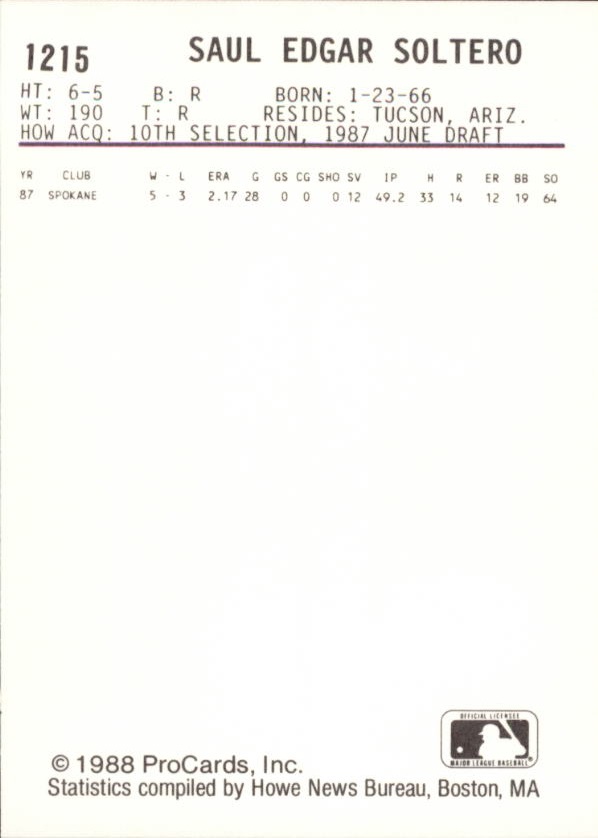 B6149- 1988 ProCards Minor League Ast Teams Cards1 -You Pick- 15+ FREE US SHIP - Picture 317 of 467
