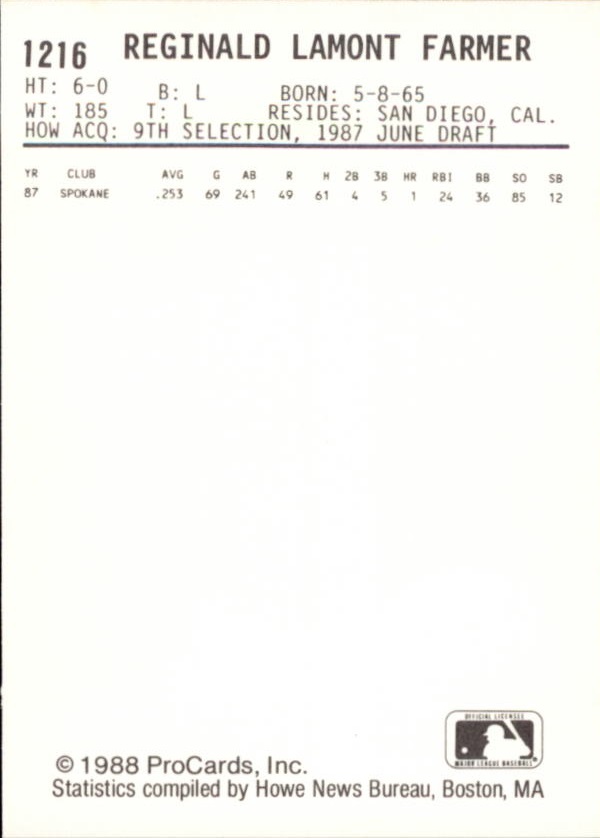 B6149- 1988 ProCards Minor League Ast Teams Cards1 -You Pick- 15+ FREE US SHIP - Picture 319 of 467