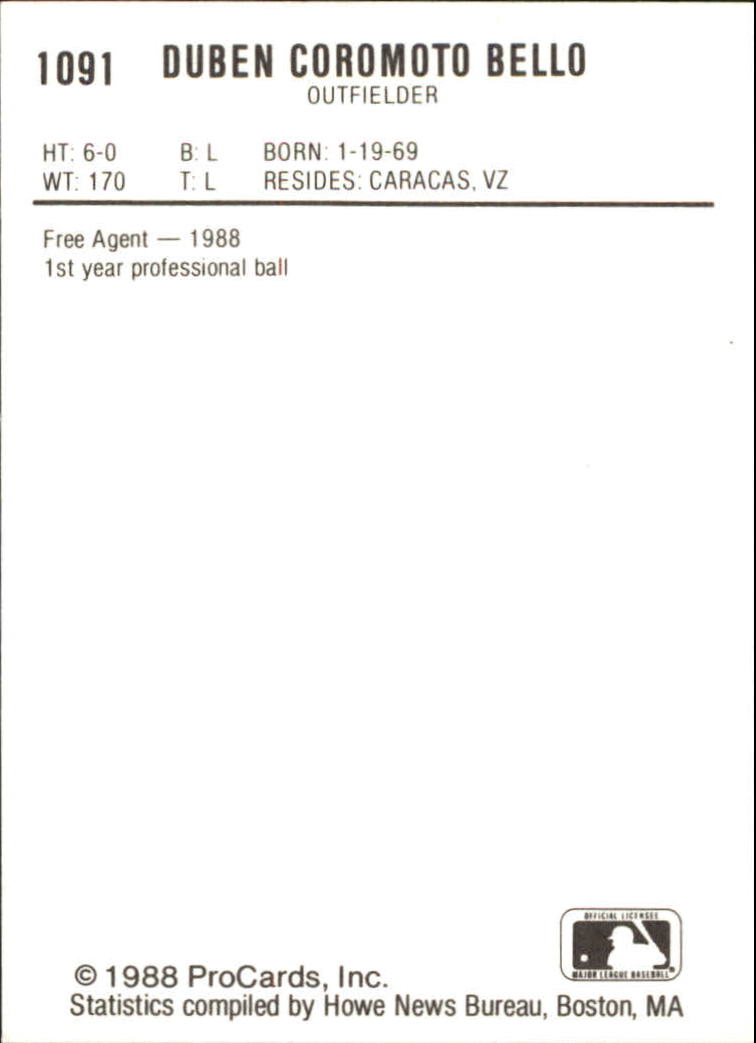 B6149- 1988 ProCards Minor League Ast Teams Cards1 -You Pick- 15+ FREE US SHIP - Picture 417 of 467