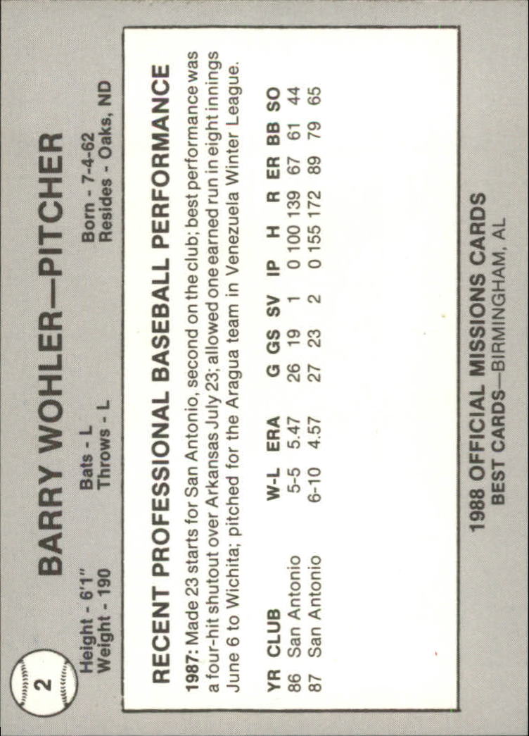 B3098- 1988 Best Minor League Baseball Asstd Cards -You Pick- 15+ FREE US SHIP - Picture 162 of 214