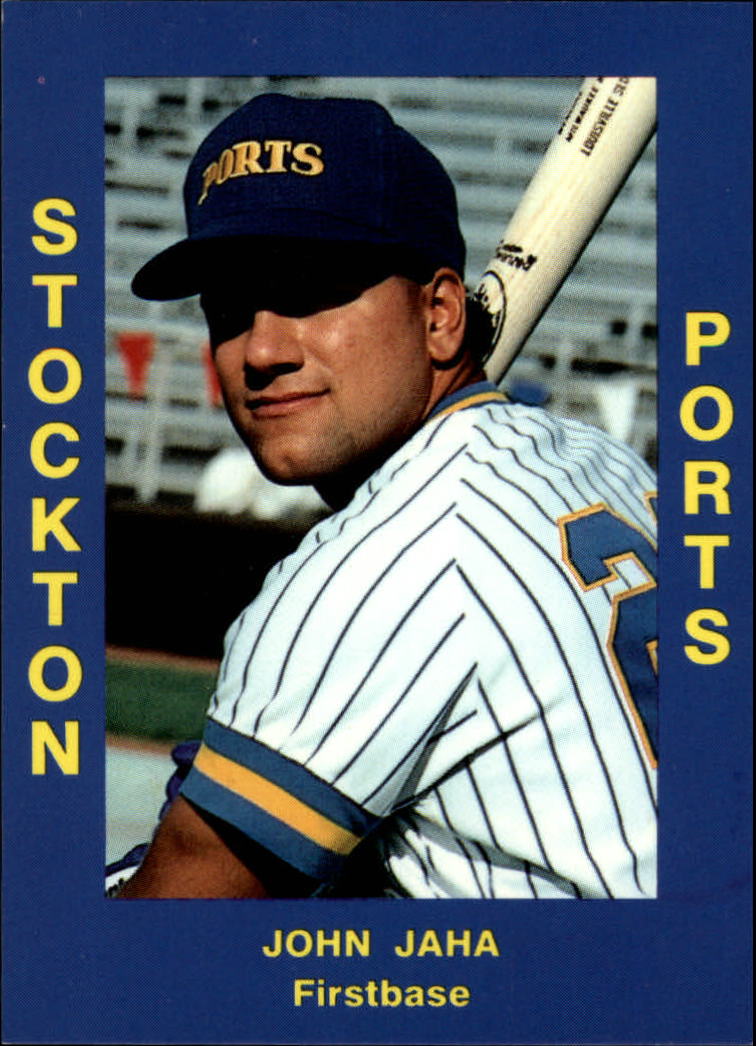 1988 Stockton Ports Cal League Cards #193 John Jaha