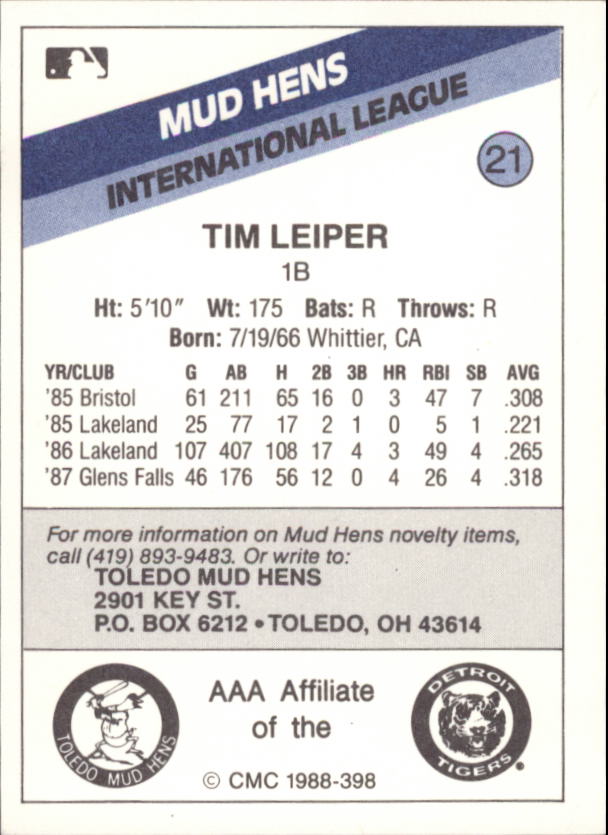 B2978- 1988 CMC Baseball Minor League Asstd Cards3 -You Pick- 15+ FREE US SHIP - Picture 115 of 259