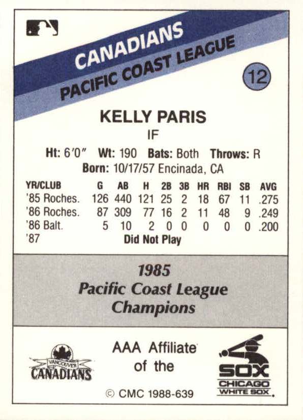 B2978- 1988 CMC Baseball Minor League Asstd Cards3 -You Pick- 15+ FREE US SHIP - Picture 233 of 259