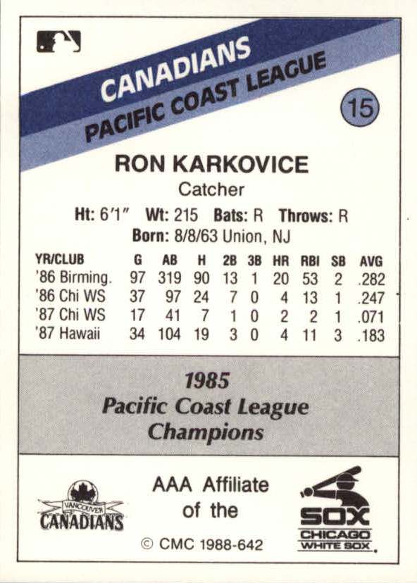 B2978- 1988 CMC Baseball Minor League Asstd Cards3 -You Pick- 15+ FREE US SHIP - Picture 239 of 259