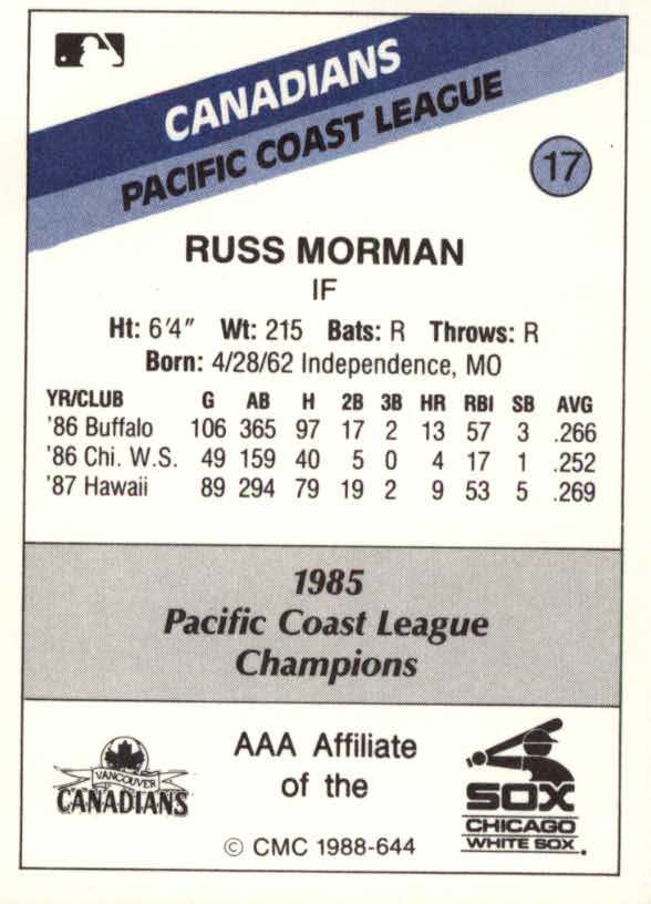 B2978- 1988 CMC Baseball Minor League Asstd Cards3 -You Pick- 15+ FREE US SHIP - Picture 243 of 259