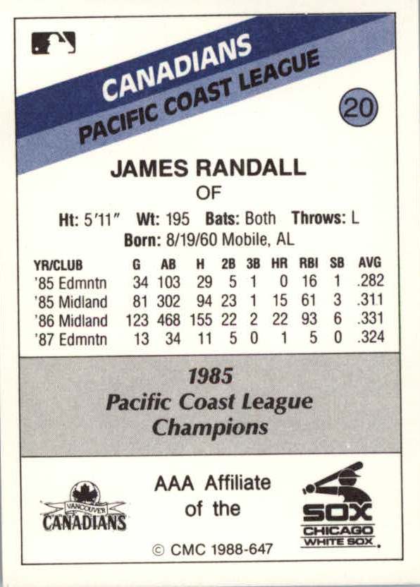 B2978- 1988 CMC Baseball Minor League Asstd Cards3 -You Pick- 15+ FREE US SHIP - Picture 249 of 259