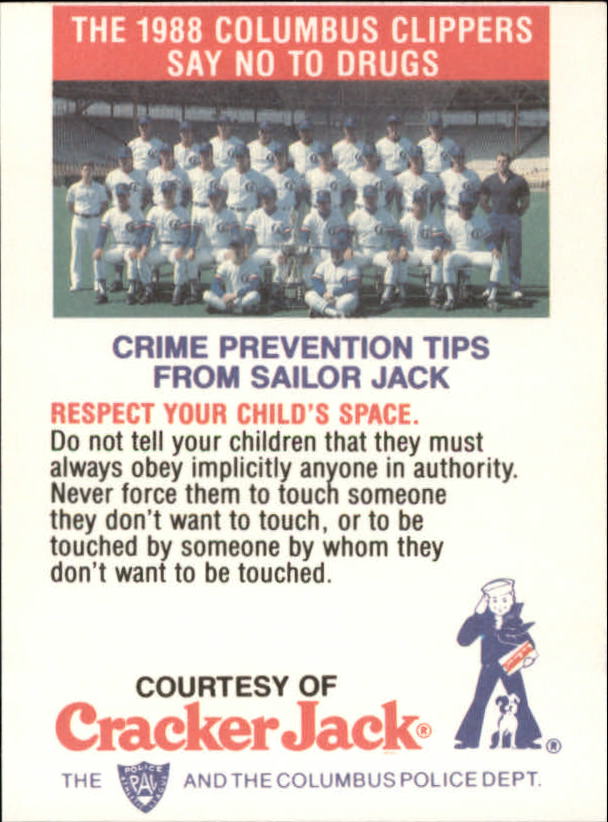 B5943- 1988 Columbus Clippers Police Cracker Jack -Tú eliges- 15+ ENVÍO GRATUITO A EE. UU. - Imagen 31 de 51