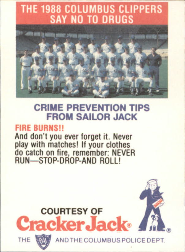 B5943- 1988 Columbus Clippers Police Cracker Jack -Tú eliges- 15+ ENVÍO GRATUITO A EE. UU. - Imagen 33 de 51