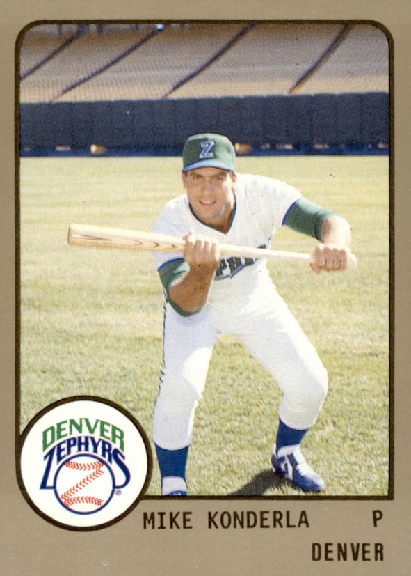 1988 Denver Zephyrs ProCards #1276 Mike Konderla