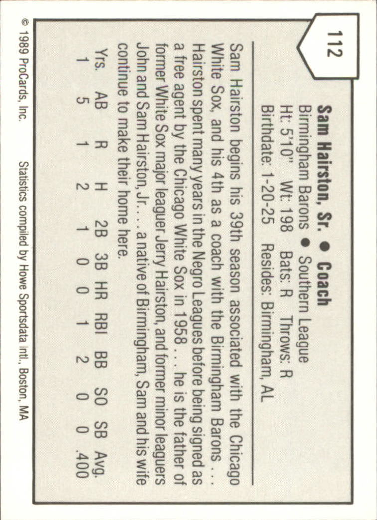 B3128- 1989 ProCards Minor League BB Cards Group7 -You Pick- 15+ FREE US SHIP - Picture 51 of 405