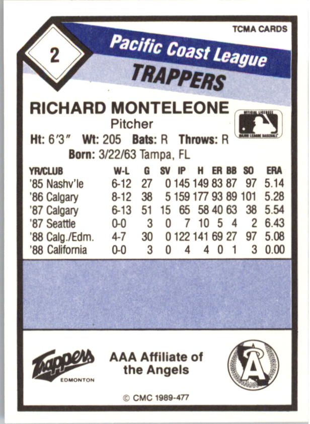 B4996- 1989 CMC Baseball Assorted Cards GROUP1 -You Pick- 15+ FREE US SHIP - Picture 151 of 299