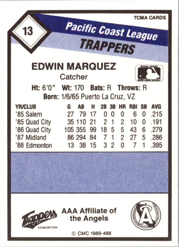 B4996- 1989 CMC Baseball Assorted Cards GROUP1 -You Pick- 15+ FREE US SHIP - Picture 173 of 299