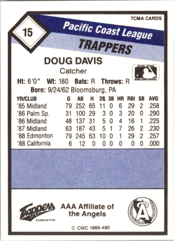 B4996- 1989 CMC Baseball Assorted Cards GROUP1 -You Pick- 15+ FREE US SHIP - Picture 177 of 299