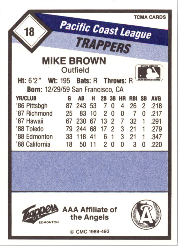 B4996- 1989 CMC Baseball Assorted Cards GROUP1 -You Pick- 15+ FREE US SHIP - Picture 183 of 299