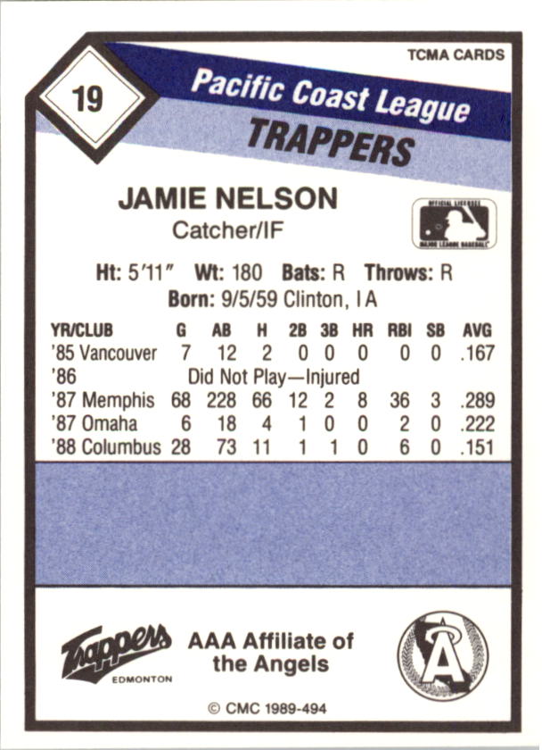 B4996- 1989 CMC Baseball Assorted Cards GROUP1 -You Pick- 15+ FREE US SHIP - Picture 185 of 299
