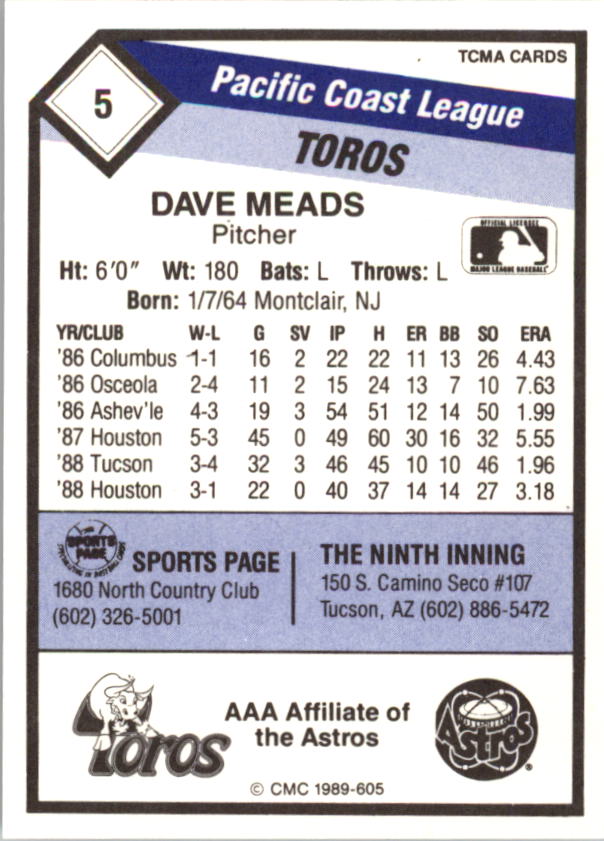 B4996- 1989 CMC Baseball Assorted Cards GROUP2 -You Pick- 15+ FREE US SHIP - Picture 205 of 247