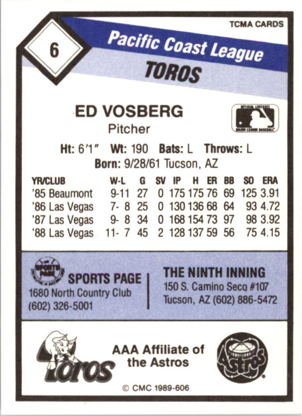 B4996- 1989 CMC Baseball Assorted Cards GROUP2 -You Pick- 15+ FREE US SHIP - Picture 207 of 247