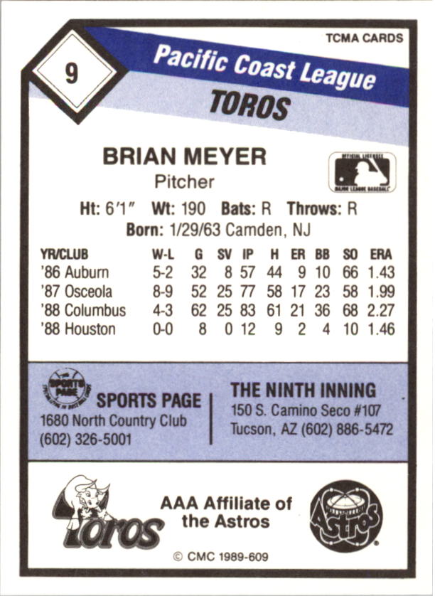B4996- 1989 CMC Baseball Assorted Cards GROUP2 -You Pick- 15+ FREE US SHIP - Picture 213 of 247