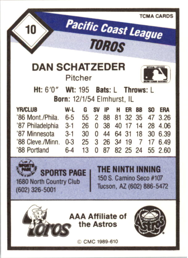 B4996- 1989 CMC Baseball Assorted Cards GROUP2 -You Pick- 15+ FREE US SHIP - Picture 215 of 247