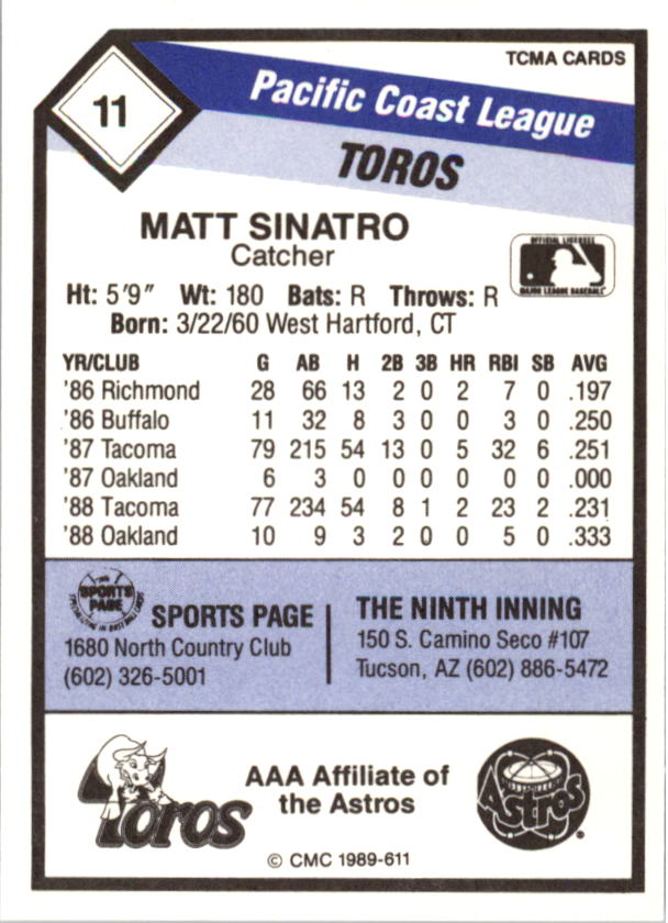 B4996- 1989 CMC Baseball Assorted Cards GROUP2 -You Pick- 15+ FREE US SHIP - Picture 217 of 247