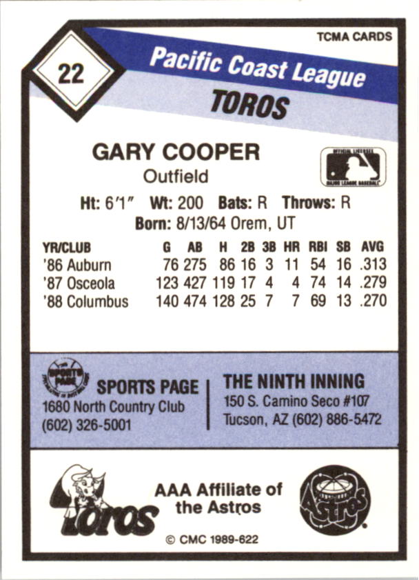 B4996- 1989 CMC Baseball Assorted Cards GROUP2 -You Pick- 15+ FREE US SHIP - Picture 239 of 247
