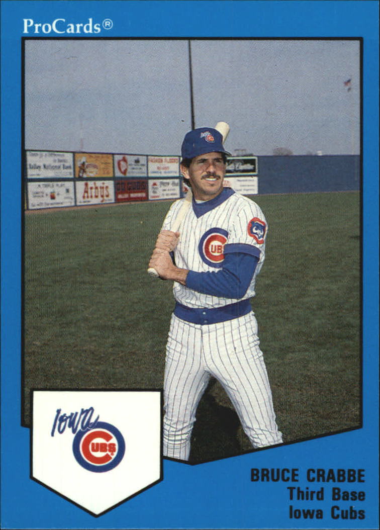 1989 Iowa Cubs ProCards #1714 Bruce Crabbe