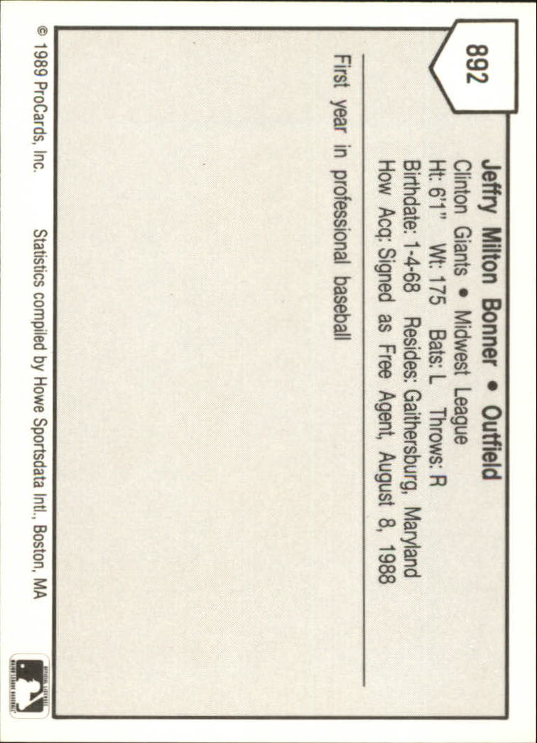 B3128- 1989 ProCards Minor League BB Cards Group7 -You Pick- 15+ FREE US SHIP - Picture 143 of 405