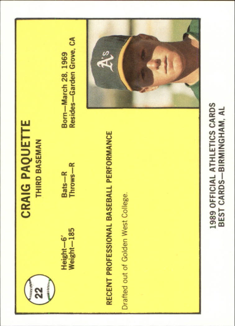 B4997- 1989 Best Minor League Baseball Cards G2 -You Pick- 15+ FREE US SHIP - Picture 123 of 421