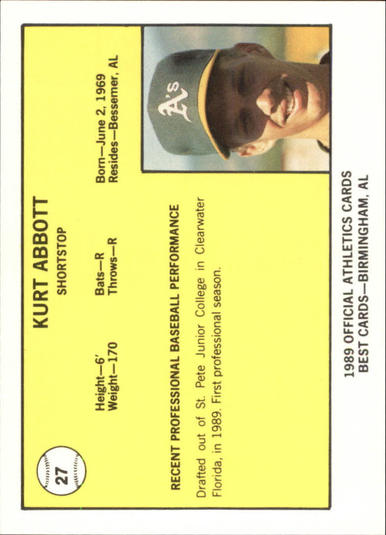 B4997- 1989 Best Minor League Baseball Cards G2 -You Pick- 15+ FREE US SHIP - Picture 131 of 421