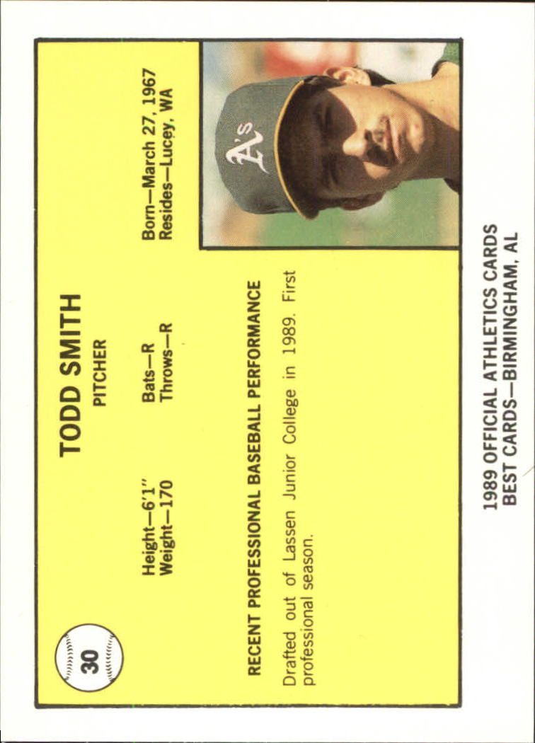 B4997- 1989 Best Minor League Baseball Cards G2 -You Pick- 15+ FREE US SHIP - Picture 137 of 421