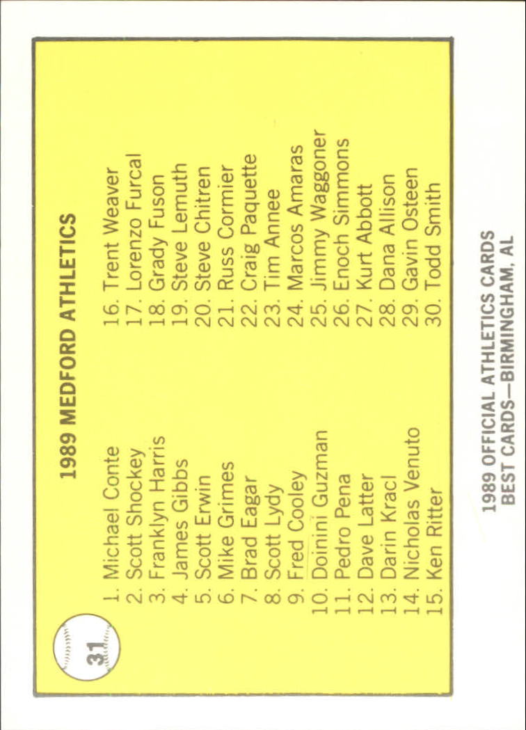 B4997- 1989 Best Minor League Baseball Cards G2 -You Pick- 15+ FREE US SHIP - Picture 139 of 421