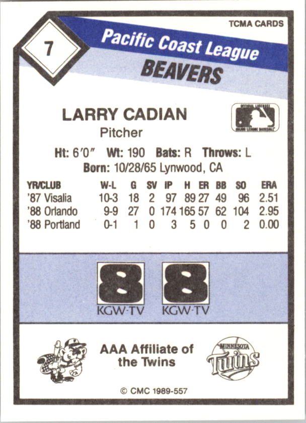 B4996- 1989 CMC Baseball Assorted Cards GROUP2 -You Pick- 15+ FREE US SHIP - Picture 15 of 247