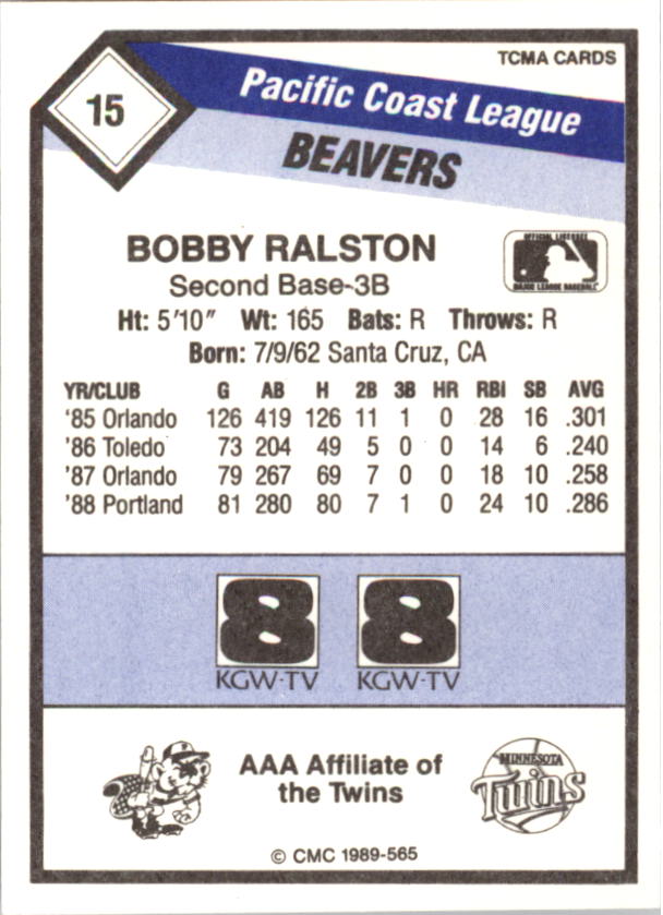 B4996- 1989 CMC Baseball Assorted Cards GROUP2 -You Pick- 15+ FREE US SHIP - Picture 31 of 247
