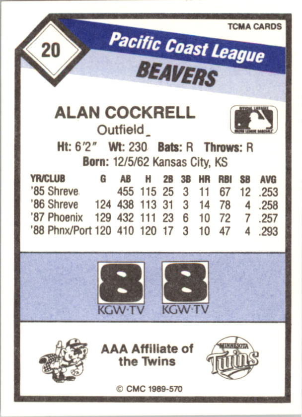 B4996- 1989 CMC Baseball Assorted Cards GROUP2 -You Pick- 15+ FREE US SHIP - Picture 41 of 247