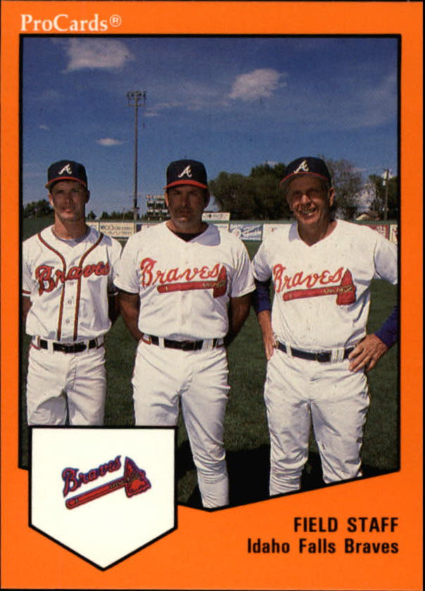1989 Idaho Falls Braves ProCards #2008 Field Staff/Cloyd Boyer/Mike Boyer/Randy Smith