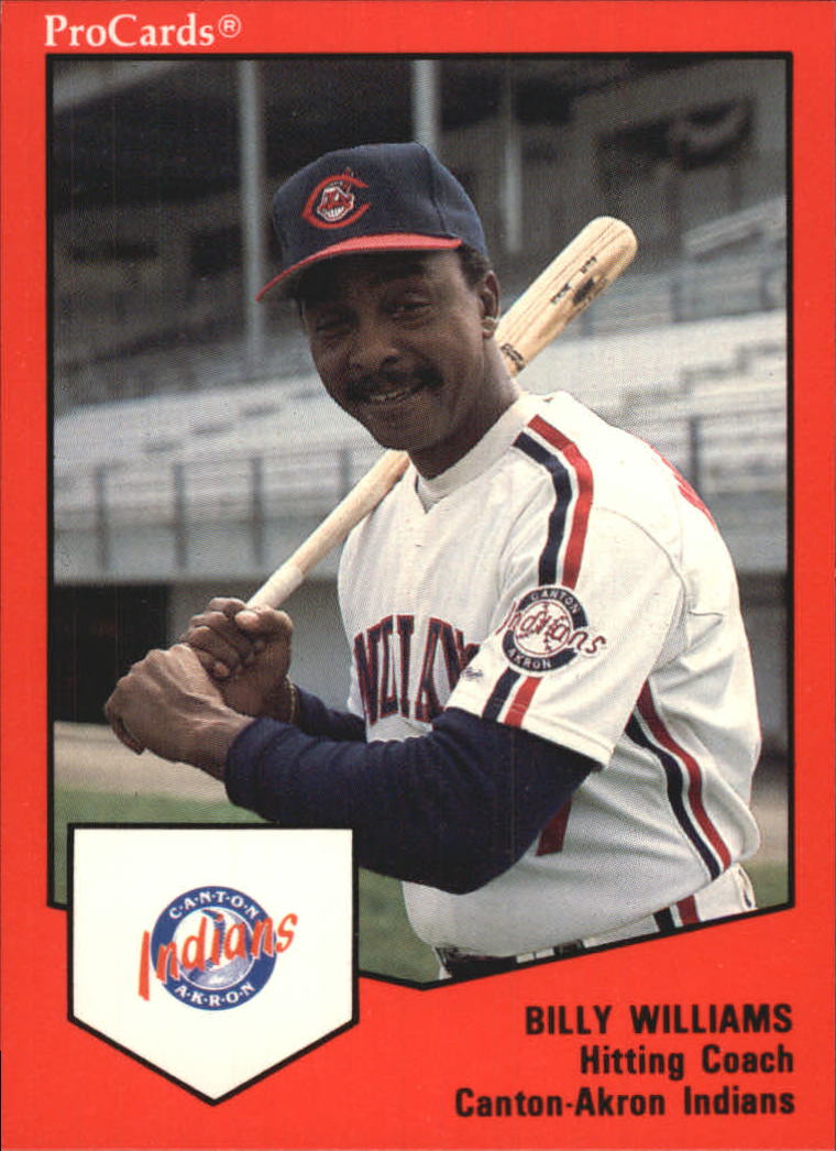 1989 Canton-Akron Indians ProCards #1317 Billy Williams CO