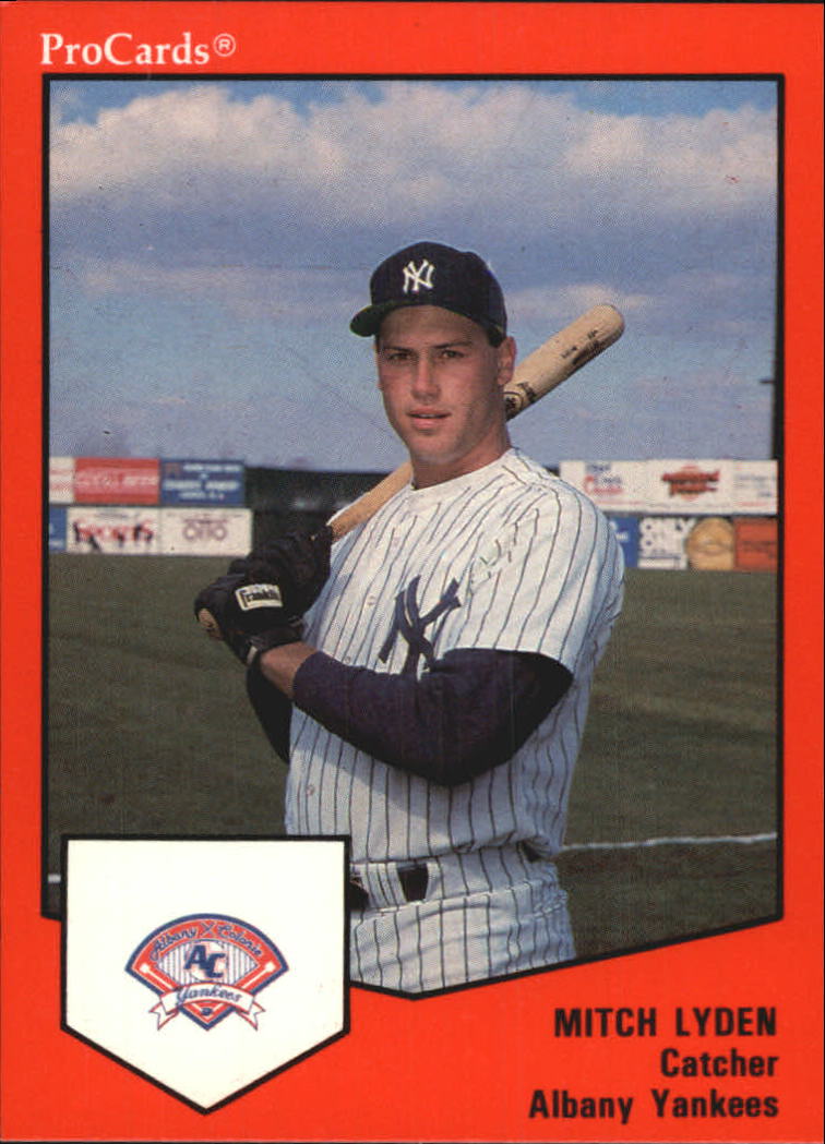 1989 Albany Yankees Procards #320 Mitch Lyden - Nm-mt