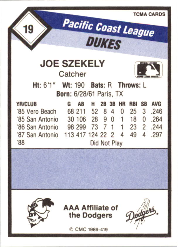 B4996- 1989 CMC Baseball Assorted Cards GROUP1 -You Pick- 15+ FREE US SHIP - Picture 39 of 299