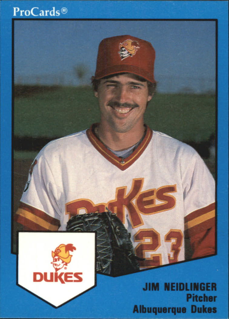 1989 Albuquerque Dukes ProCards #71 Jim Neidlinger