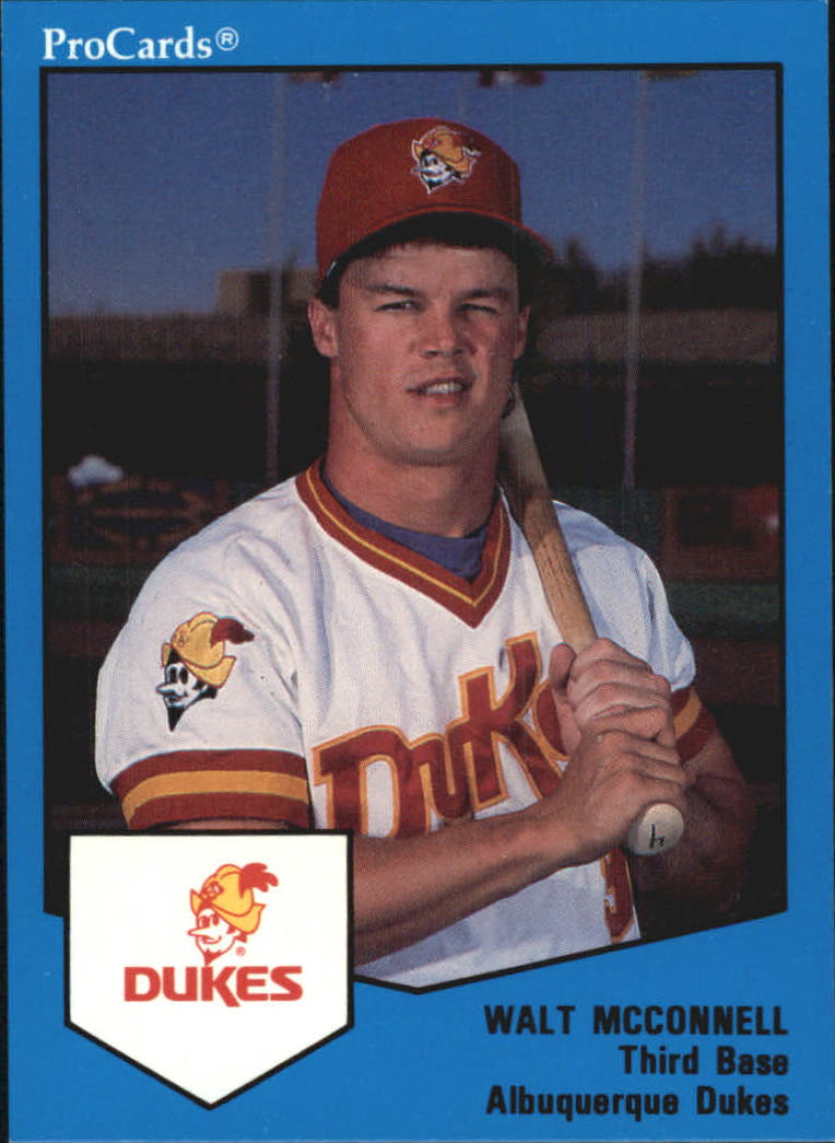 1989 Albuquerque Dukes ProCards #83 Walt McConnell