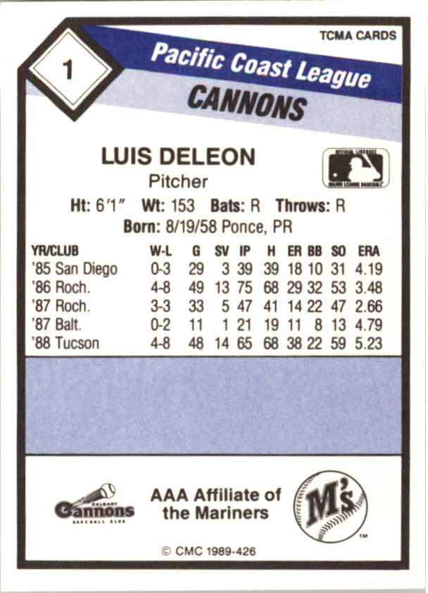 B4996- 1989 CMC Baseball Assorted Cards GROUP1 -You Pick- 15+ FREE US SHIP - Picture 53 of 299