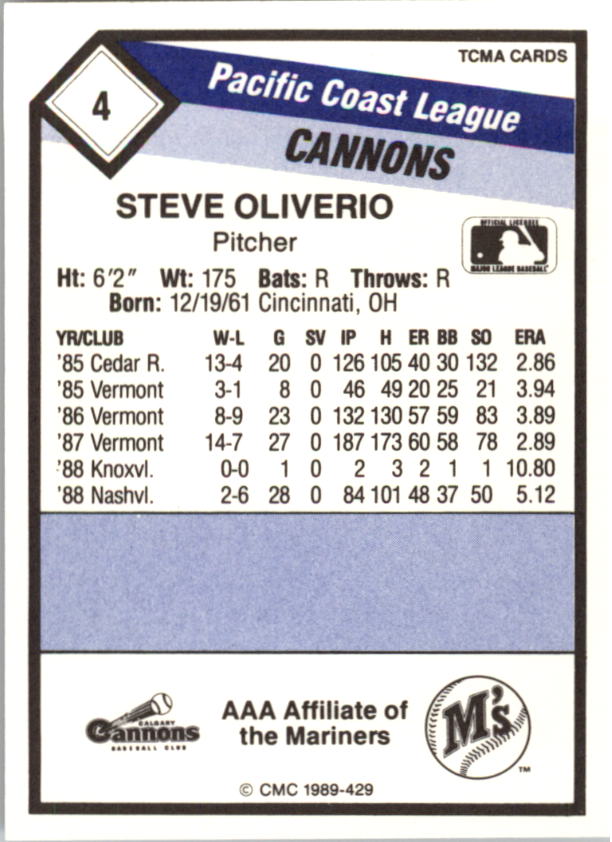 B4996- 1989 CMC Baseball Assorted Cards GROUP1 -You Pick- 15+ FREE US SHIP - Picture 59 of 299